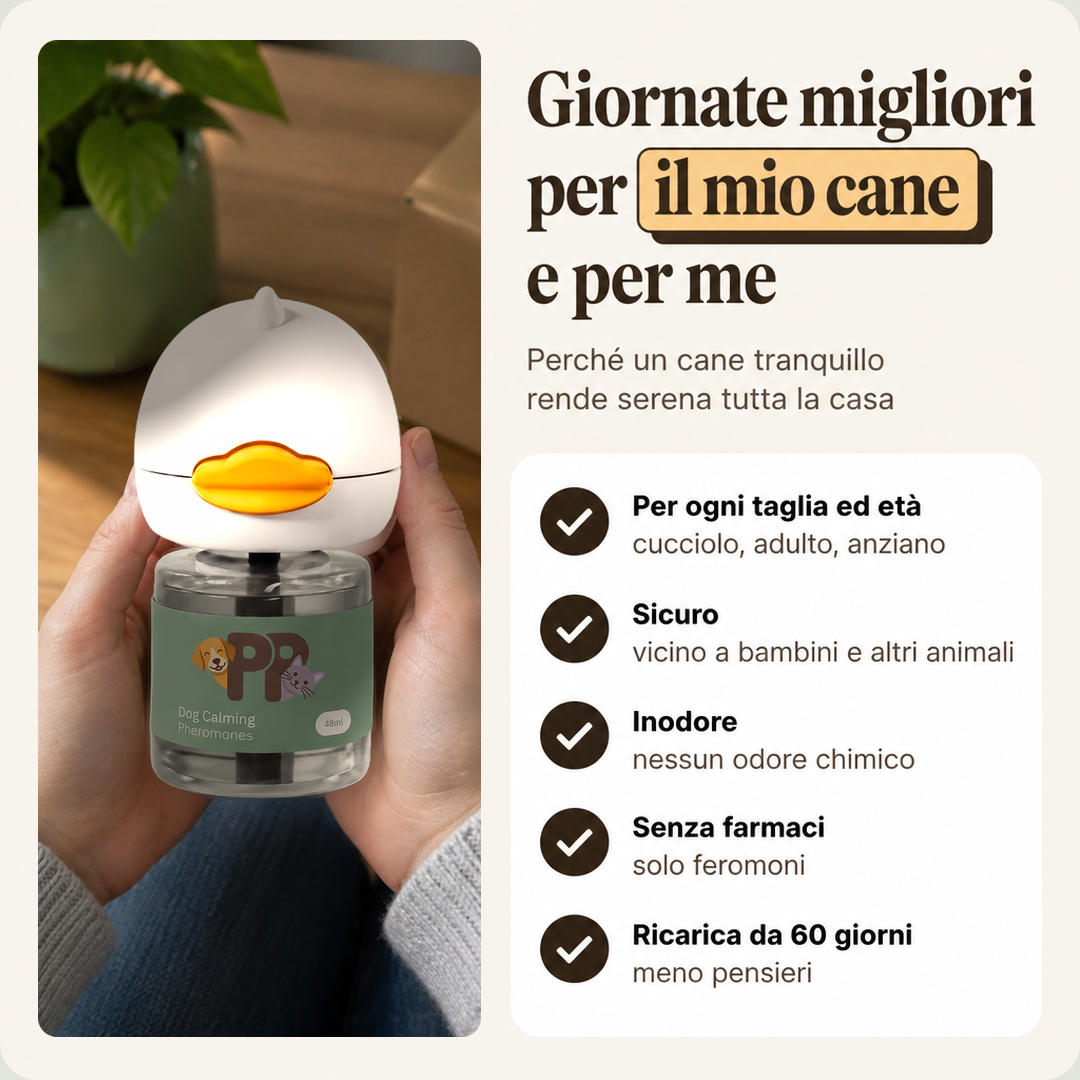 Diffusore Antistress Per Cani