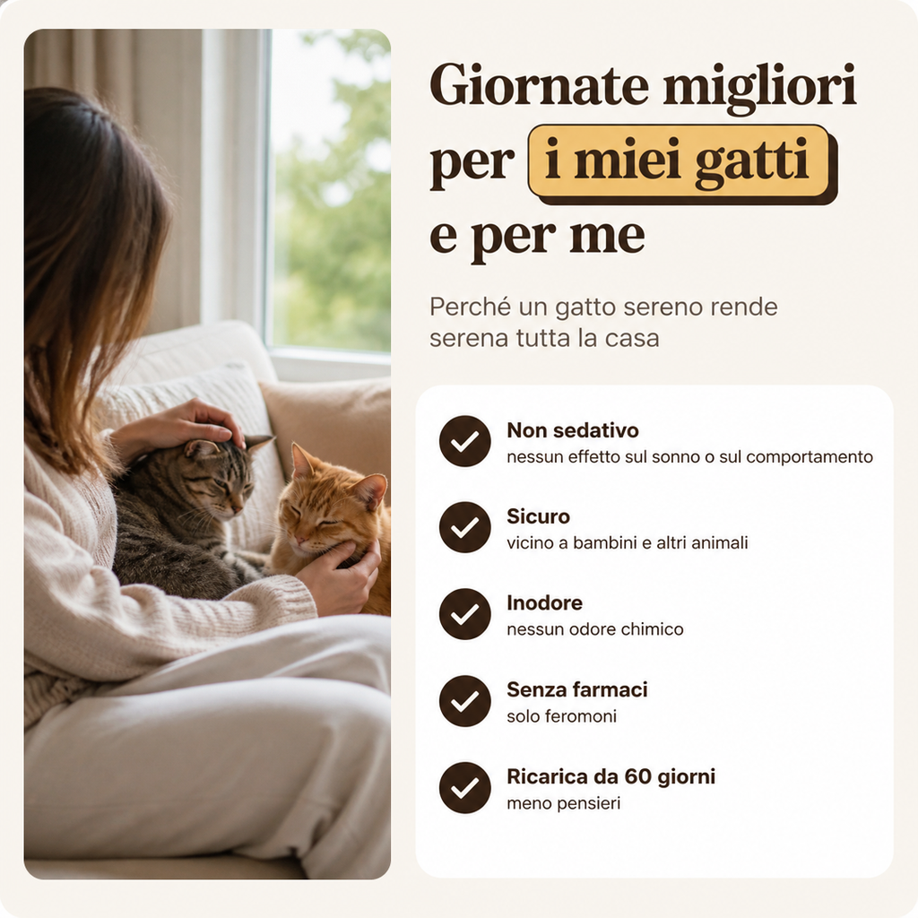 Diffusore Antistress Per Gatti