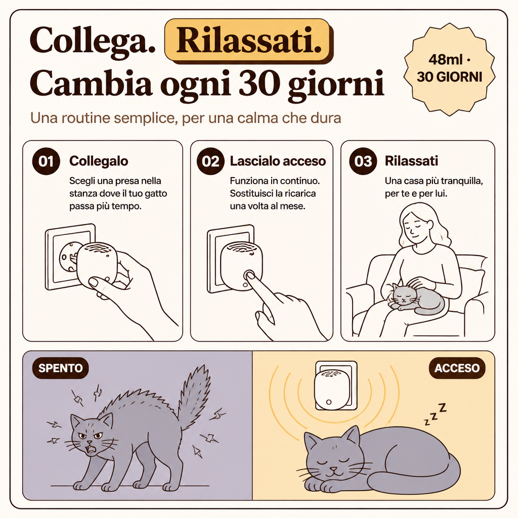 Diffusore Antistress Per Gatti