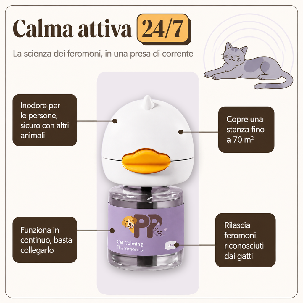 Diffusore Antistress Per Gatti