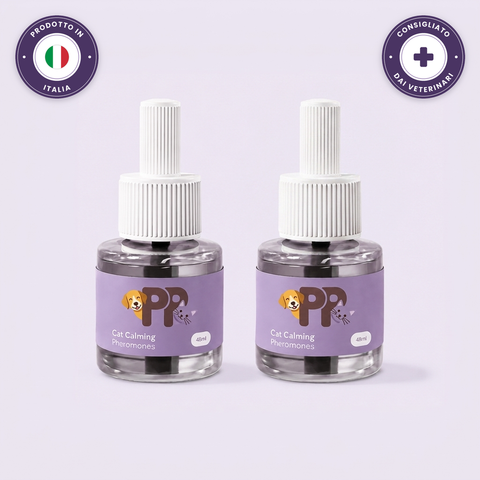 Due ricariche PurePet per gatti da 48 ml
